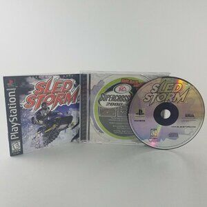 SLED STORM for Sony PlayStation, PS1 Complete w/ Manual